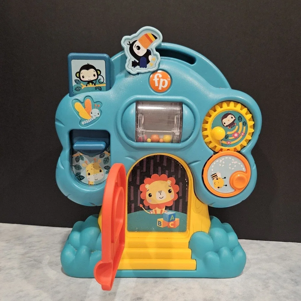 Fisher Price‎ Animal Discovery Tree Activity Toy Baby Learning Fine Motor 2014